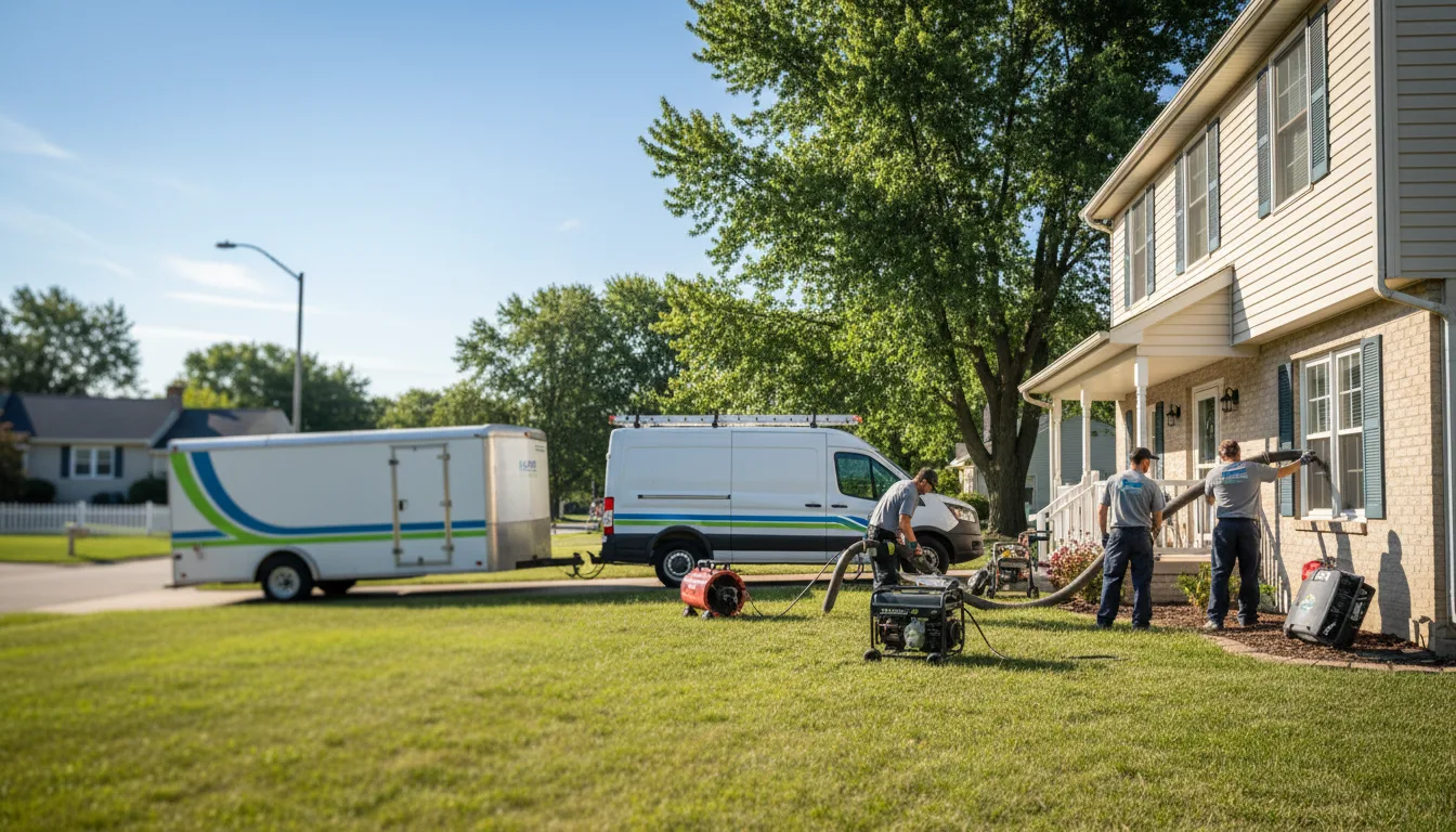 Flooded Basement Restoration And Cleanup With Repair in Seward, IL near me
